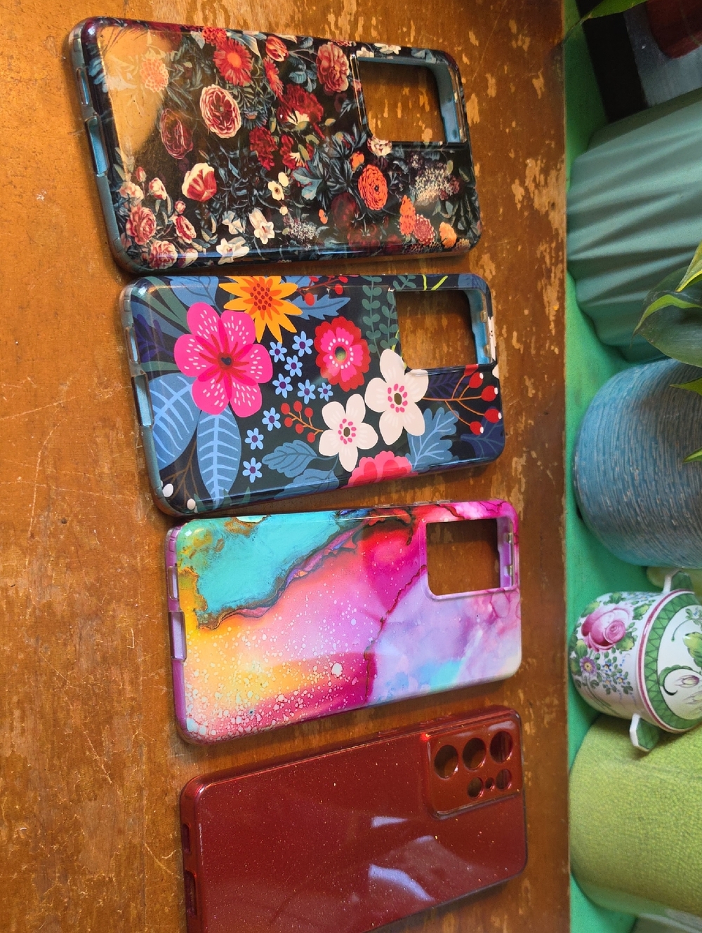 Floral & Color Splash Phone Case Collection - Assorted Colors